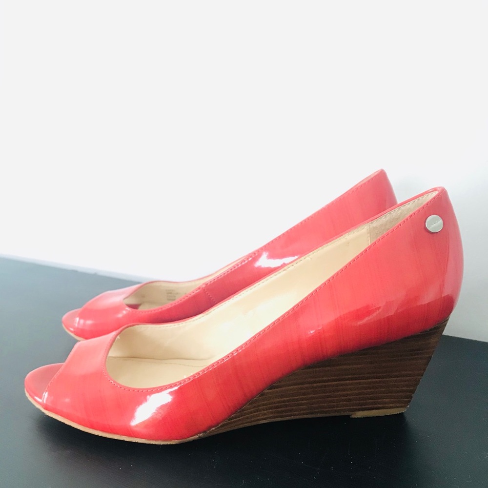 Calvin Klein Coral Wedges